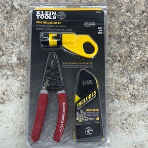 Klein Tools Coax Installation Kit - Yellow/Red